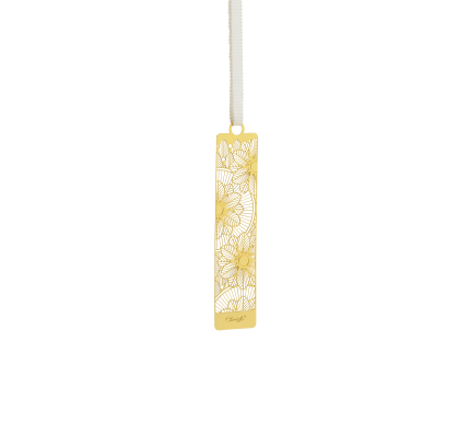 Gilded Metal Rosette Bookmark