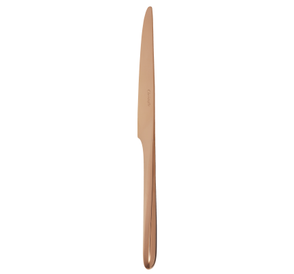 christofle stainless steel table knife - copper colour 3