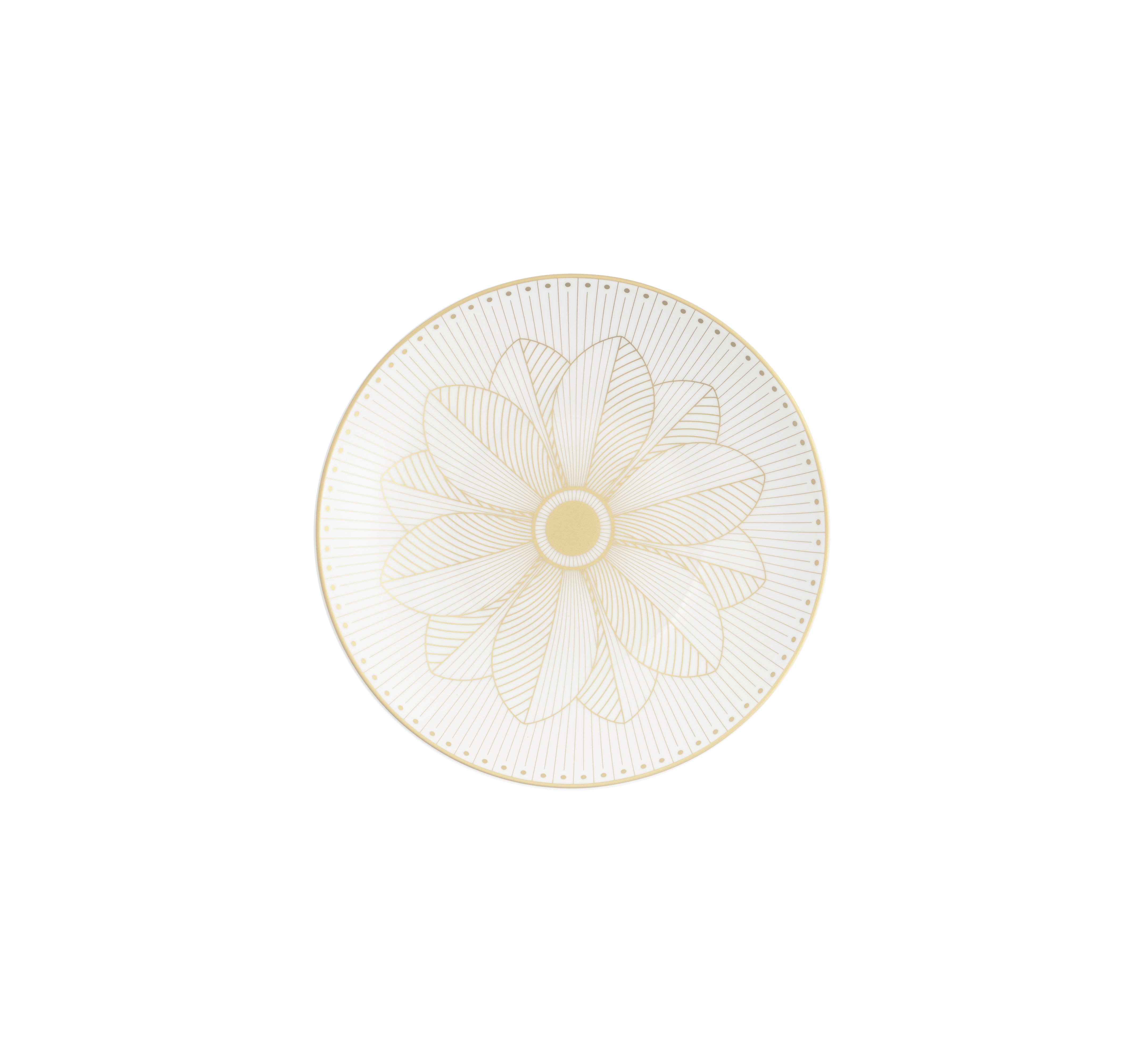 christofle porcelain bread plate gold finish 0