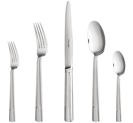 christofle flatware set for 6 people (36 pieces) hudson  stainless stee 1