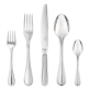 christofle 36-piece stainless steel flatware set with chest 1