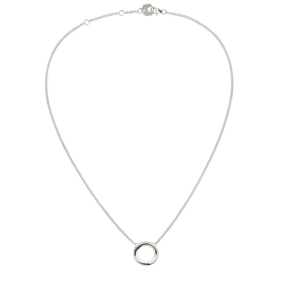 Auth Louis Vuitton Ring Necklace Pendant Necklace Silver Metal