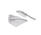 christofle silver-plated pine cone crumbs tray & knife  1