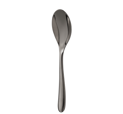 christofle stainless steel soup spoon - black colour 3