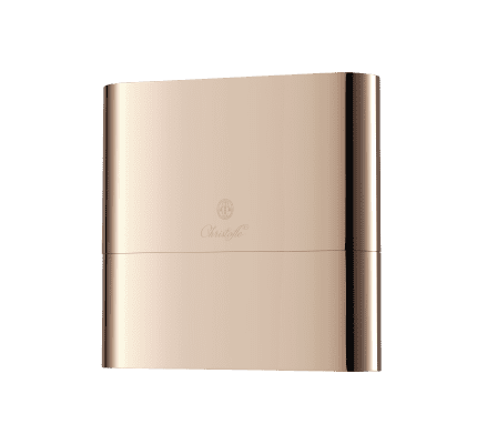 christofle copper stainless steel case - 24-piece stainless steel (sold empty) 0
