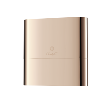 christofle copper stainless steel case - 24-piece stainless steel (sold empty) 0