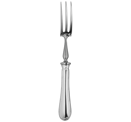 christofle carving fork rubans  silver plated 3