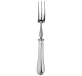 christofle carving fork rubans  silver plated 3