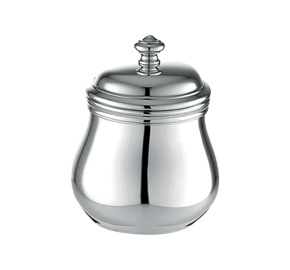 christofle individual sugar bowl  albi  silver plated 1