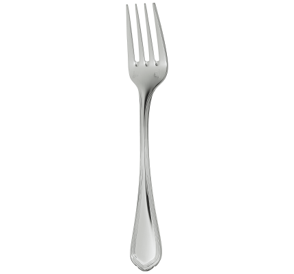 christofle salad fork spatours  silver plated 1