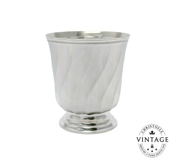christofle seau à champagne argenté - vintage 1