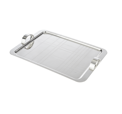 Silver-plated Rectangular Tray - 45 x 32 cm
