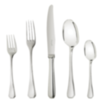 Individual place settings (5 pieces) America  Silver plated