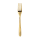 christofle stainless steel table fork - gold colour 2