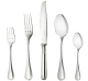 christofle individual place settings (5 pieces) malmaison  silver plate 1