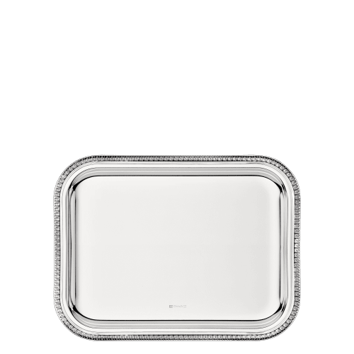 Silver-Plated Rectangular Tray - 8 x 6 in Malmaison