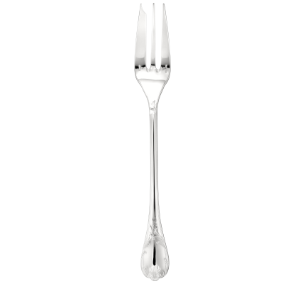 christofle serving fork marly  silver plated 1