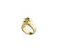 christofle sterling-silver gilded 24 carats bangle ring  1