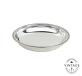 christofle plat creux rond argenté 26 cm - vintage 1