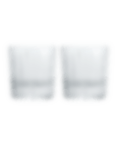 christofle Lot de 2 verres doubles à whisky old-fashioned en cristal