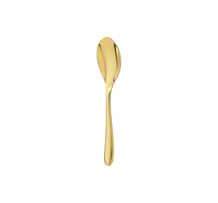 christofle stainless steel coffee spoon - gold colour 3