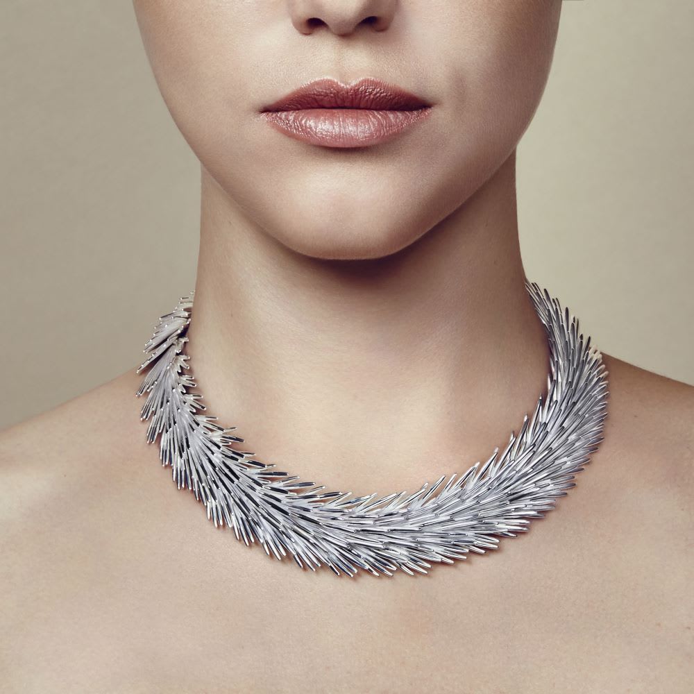 christofle collier en argent massif 1