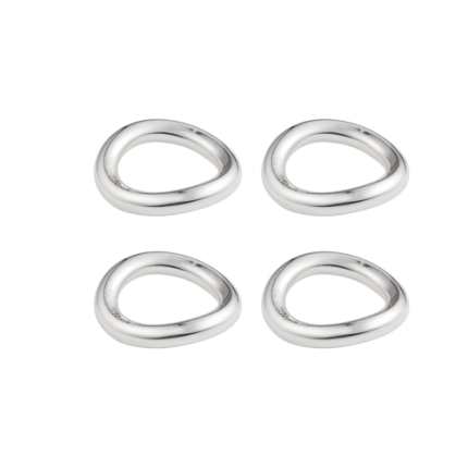 christofle silver plated set of 4 knife / chopstick rests 1