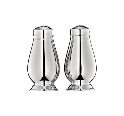 Salt and pepper shaker set Albi Silver plated