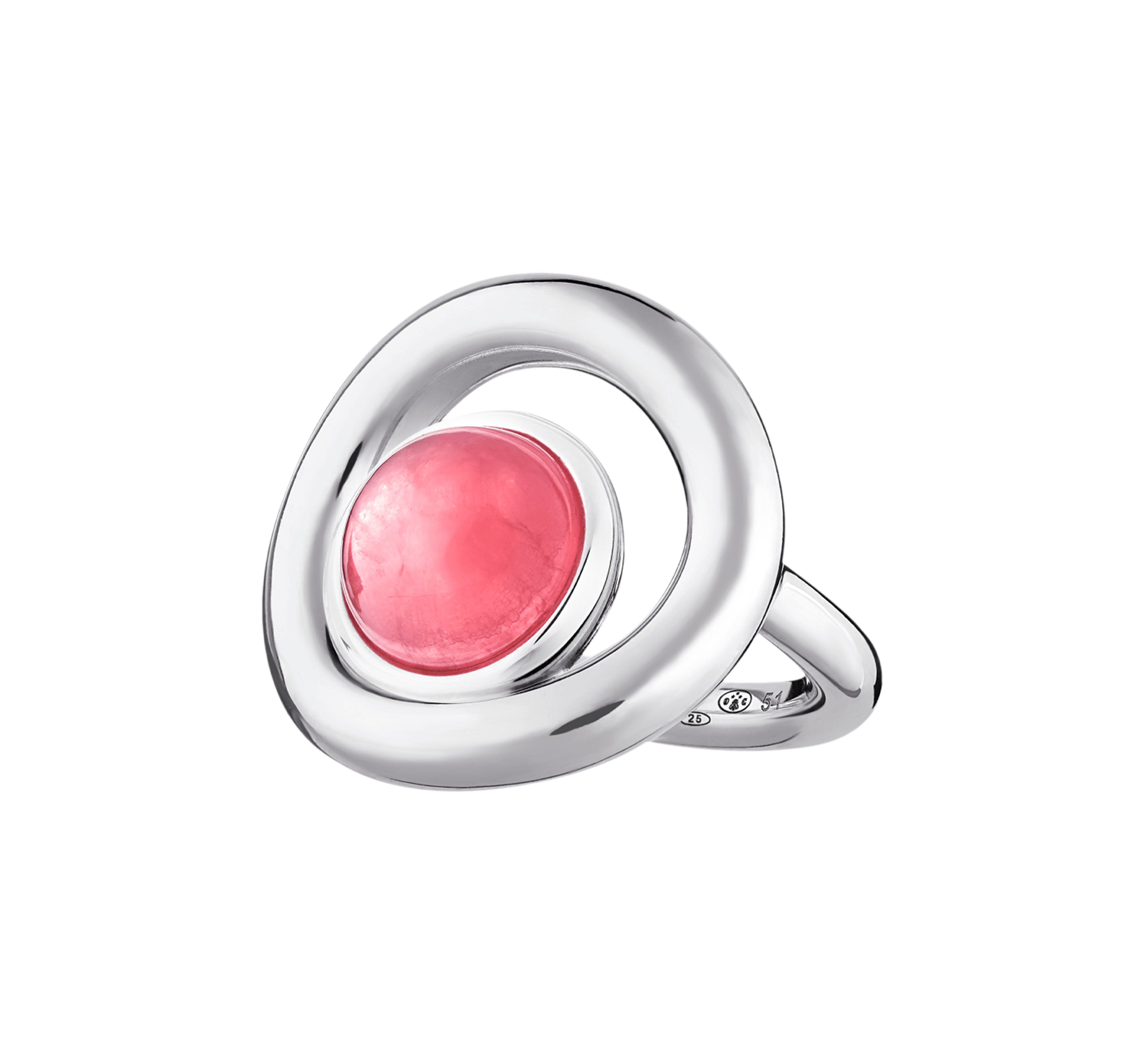christofle idole de christofle sterling silver & rhodocrosite 2