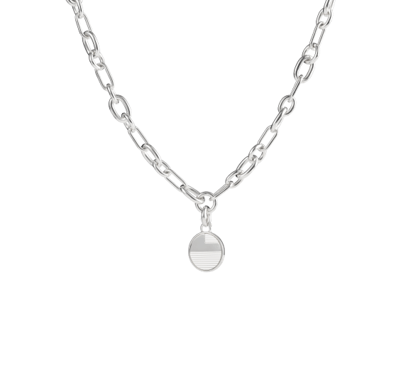 christofle sterling silver medal - ondulations 8