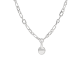 christofle sterling silver medal - ondulations 8
