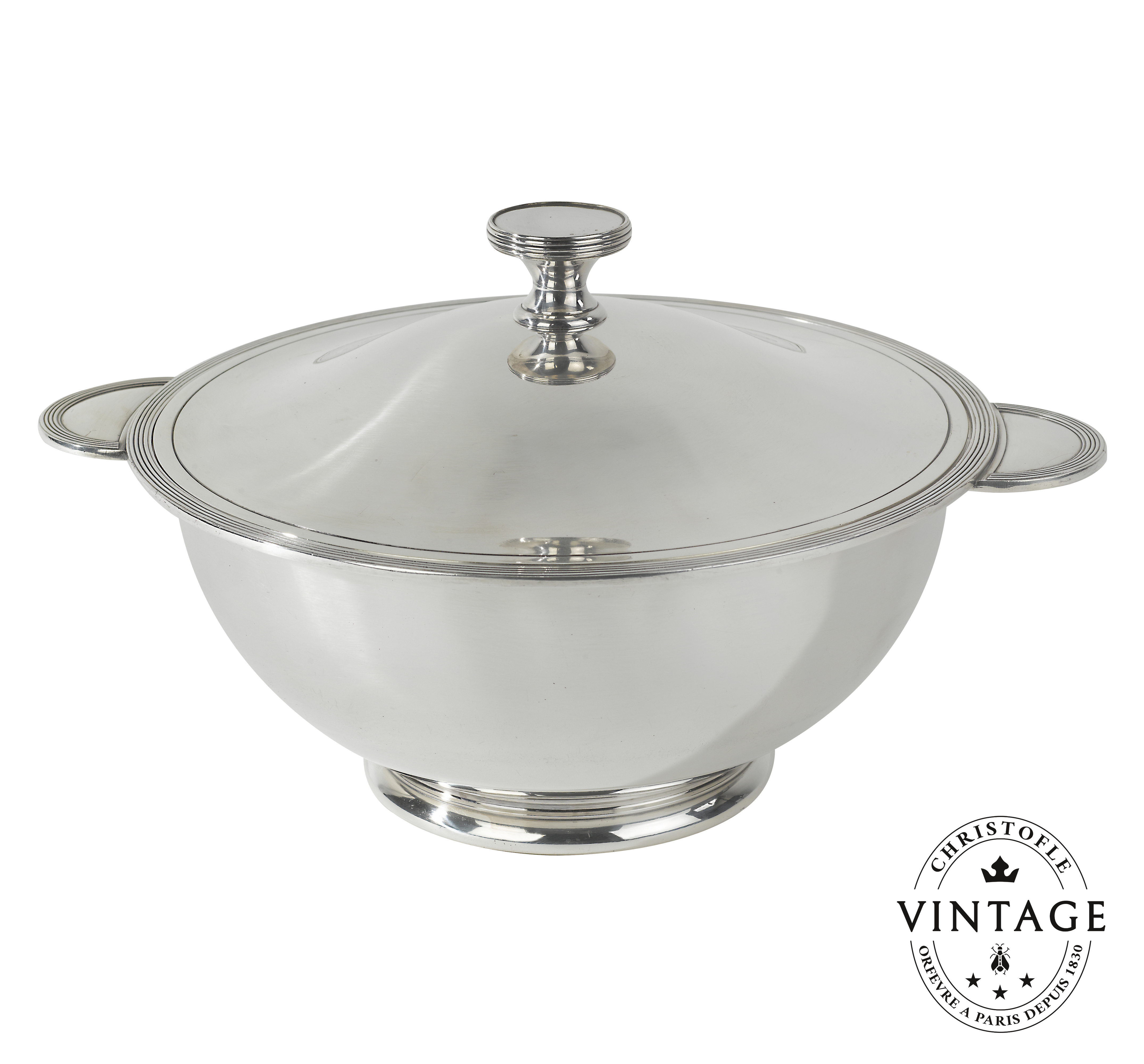 christofle vegetable dish, silverware - vintage 1