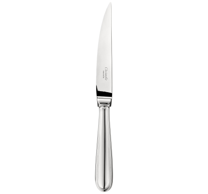 christofle steak knife perles  silver plated 3