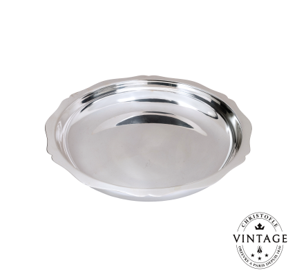 christofle vintage silvered vegetable plate 1