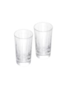 christofle Set of 2 highball crystal glasses