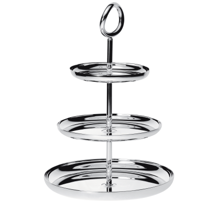 christofle 3-tier pastry stand  vertigo  silver plated 1
