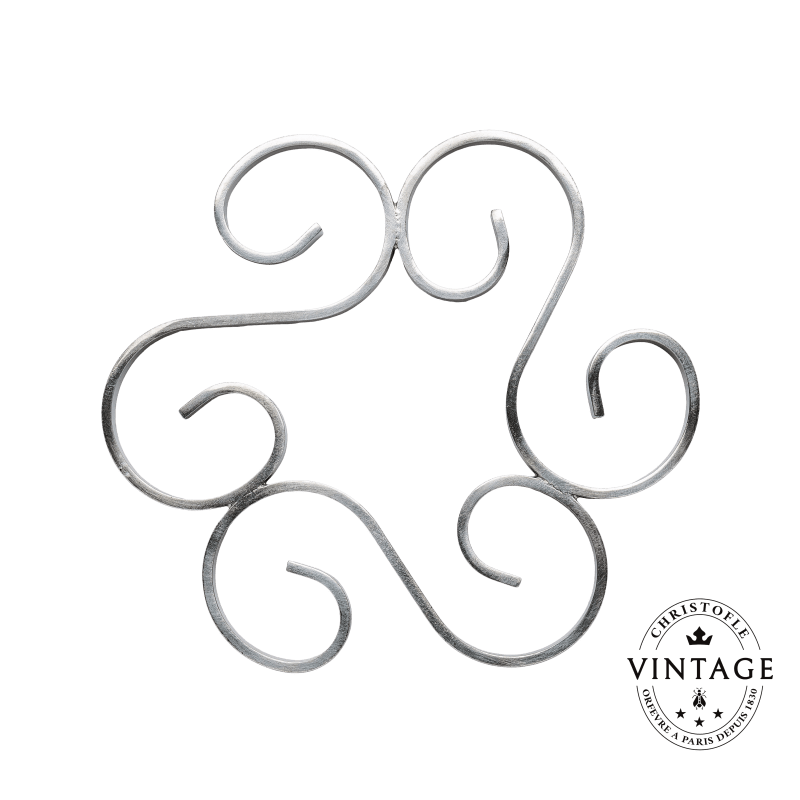 Vintage Silvered Trivet Gallia