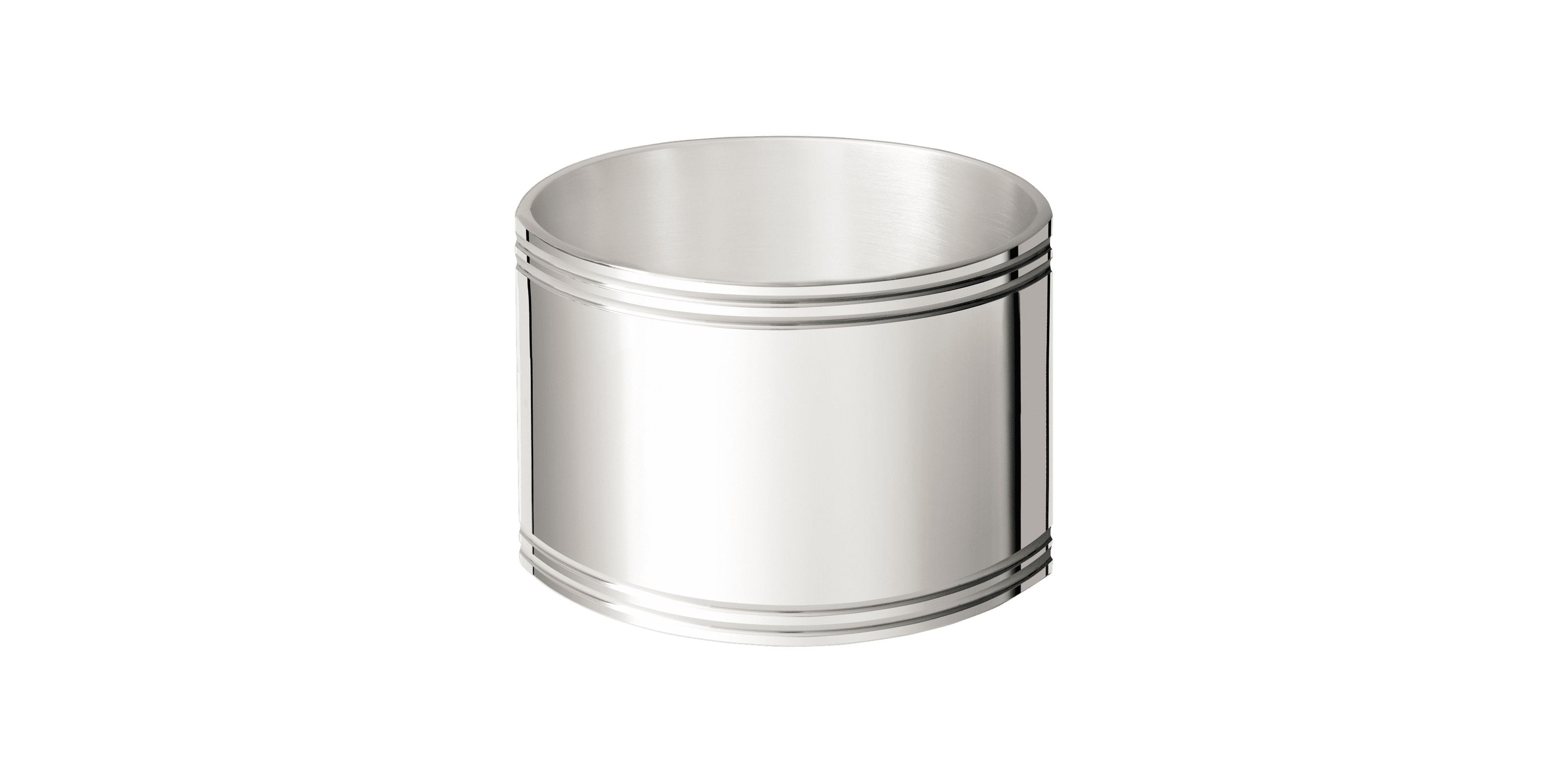 christofle rond de serviette en argent massif 2