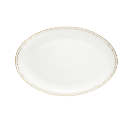 christofle plat ovale 38 cm finition or 0