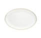 christofle porcelain oval platter 38 cm gold finish 0