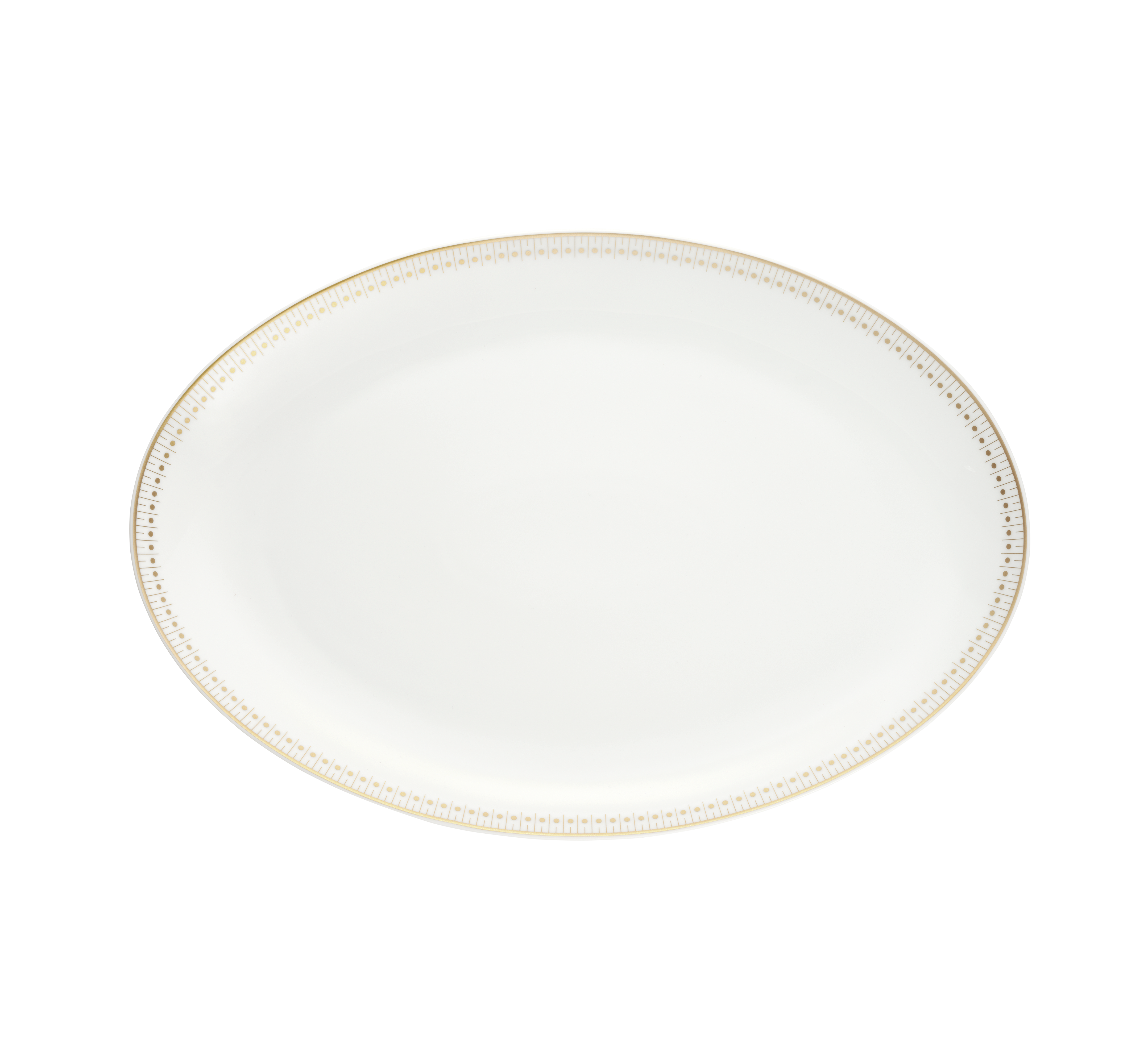 christofle plat ovale 38 cm finition or 0