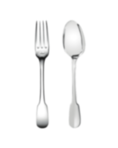 Flatware set for children (2 pieces) Cluny  Silver plated