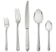 christofle individual place settings (5 pieces) aria  silver plated 1