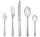 christofle individual place settings (5 pieces) aria  silver plated 1