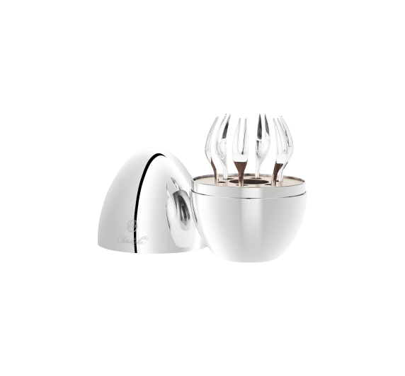 6-Piece Silver-plated Cocktail Forks Set 6-Piece Silver-plated Cocktail Forks Set