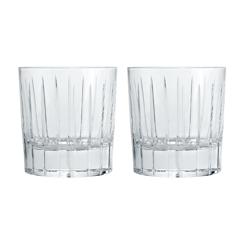 Crystal Double Old Fashioned Glass - Set of 2 Iriana
