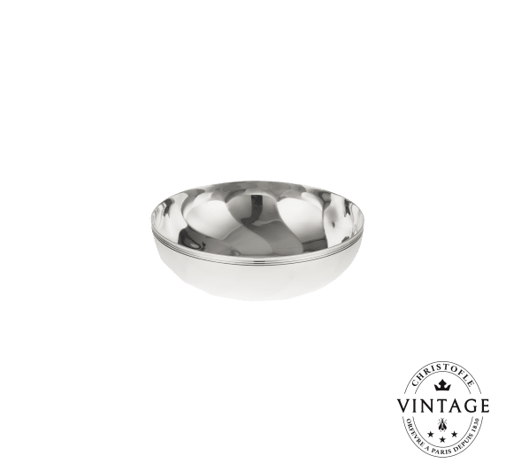 Vintage Silvered Bowl Torsade 11 cm