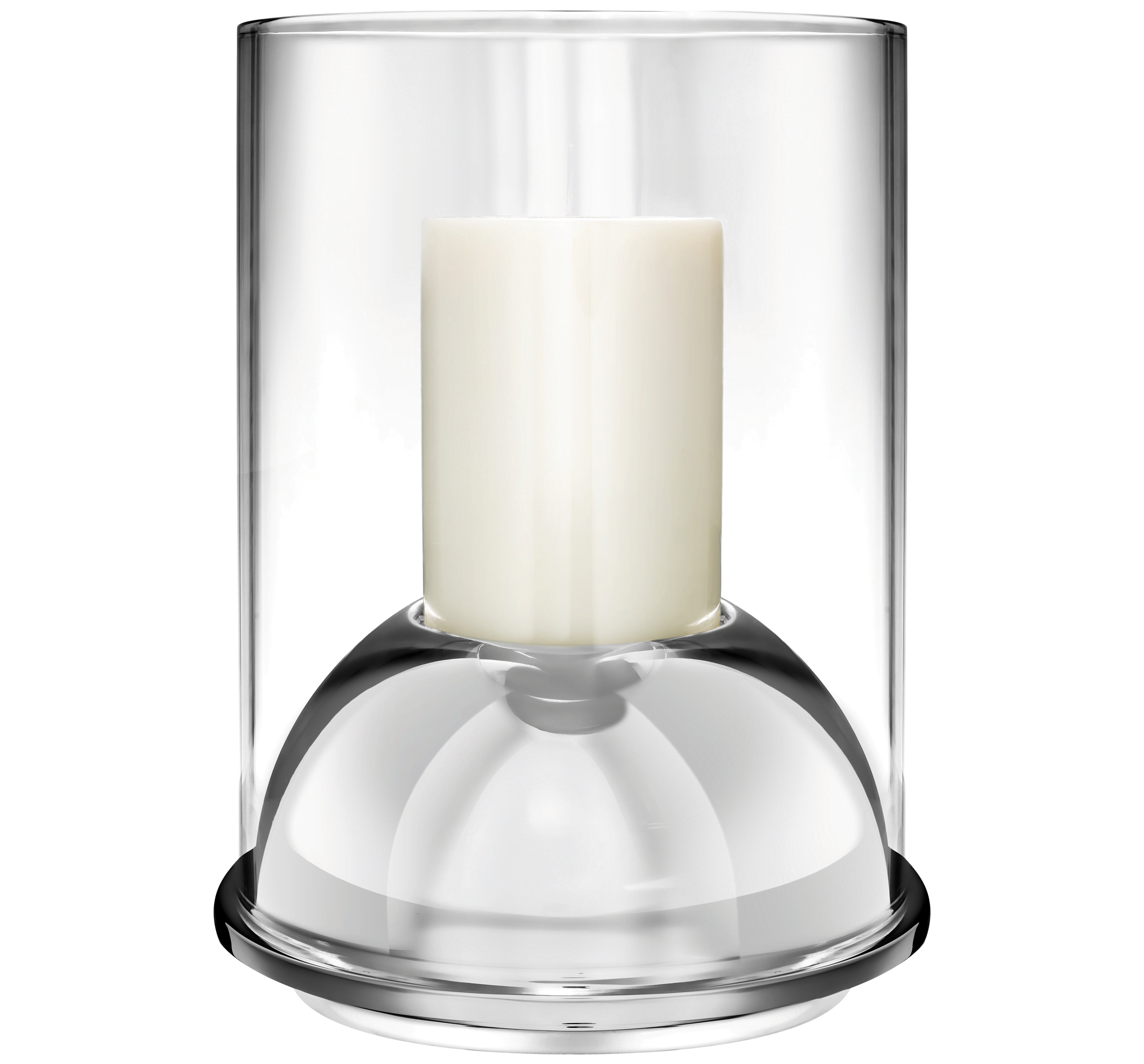 Large Stainless Steel Hurricane Candle Holder