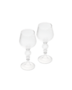 christofle set of 2 white wine glasses 0