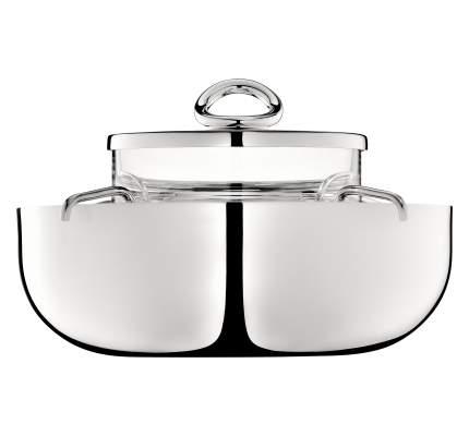christofle large silver-plated caviar serving set 1